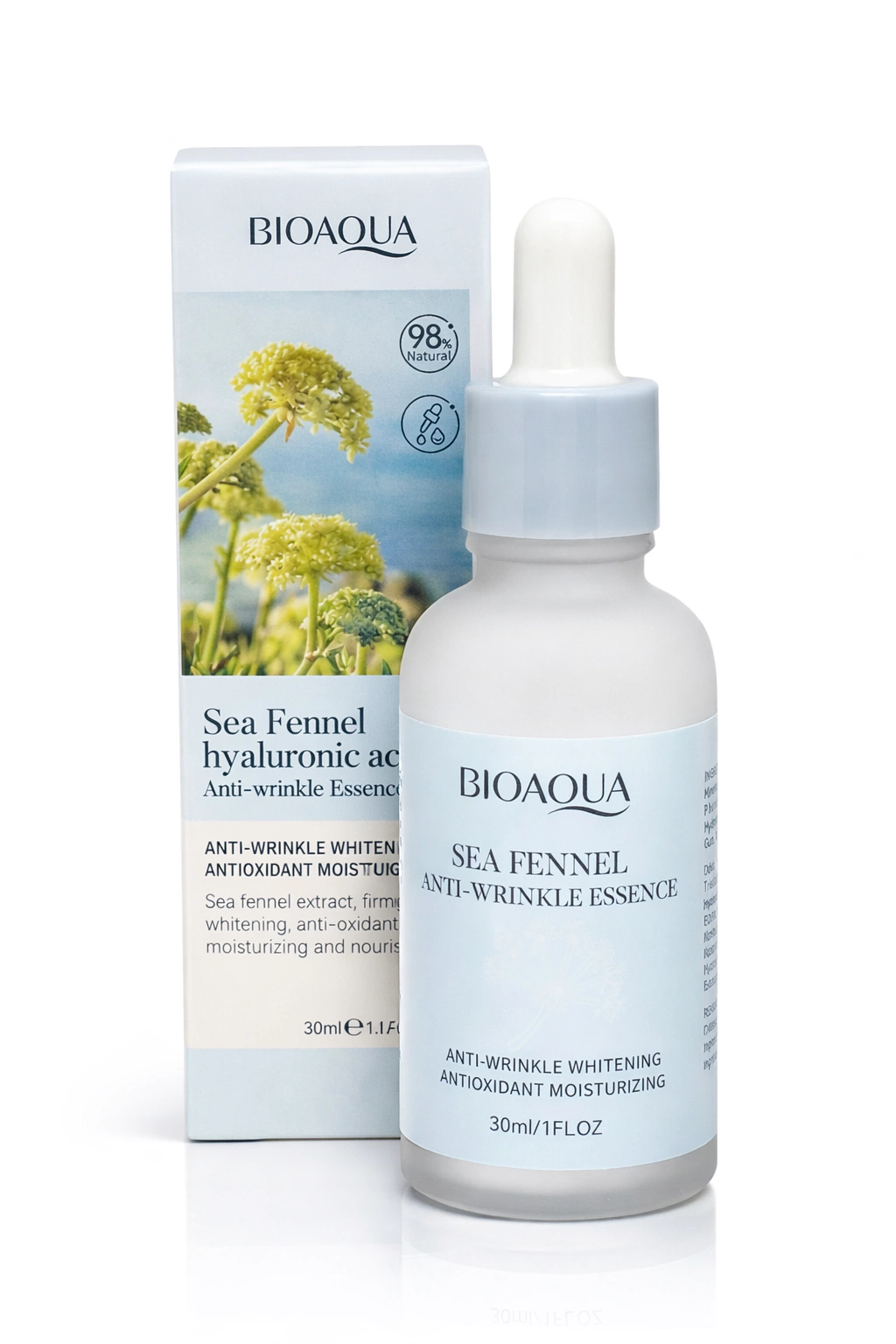 Serum facial anti arrugas algasMarinas Bioaqua 30ml